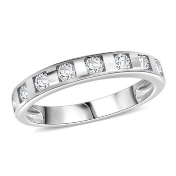 Lustro Stella Wei&szlig;er Zirkonia Ring 925 Silber rhodiniert (Gr&ouml;&szlig;e 18.00)