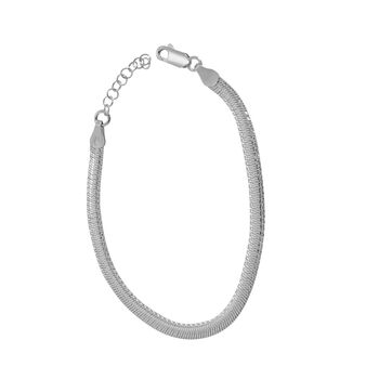 925 Silber rhodiniert Armband ca. 18 cm ca. 4,02g