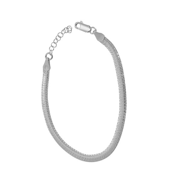 925 Silber rhodiniert Armband ca. 18 cm ca. 4,02g