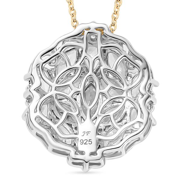 J Francis gefertigt mit SWAROVSKI- Swarovski Zirkonia Anhänger mit 45cm Kette image number 6