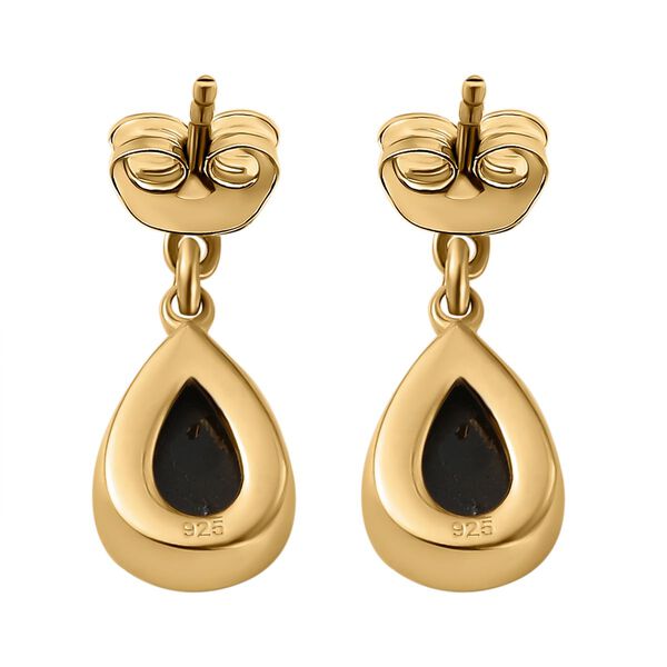 Ammolit Solit&auml;r Ohrh&auml;nger in Silber image number 4