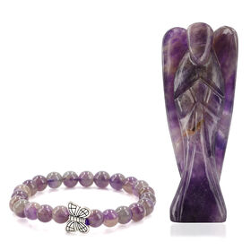 Handgefertigtes Amethyst-Geschenkset