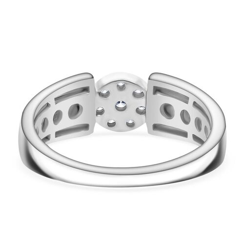 LUXURIANT DIAMOND- SI-GH Labor Diamant Ring, 925 Silber platiniert - 0,25 ct. image number 4