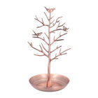 Antiker Vogel Baum Schmuckständer, Größe 15x30 cm, Bronze