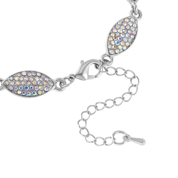 Mehrfarbiger Kristall Armband, ca. 20 cm image number 5