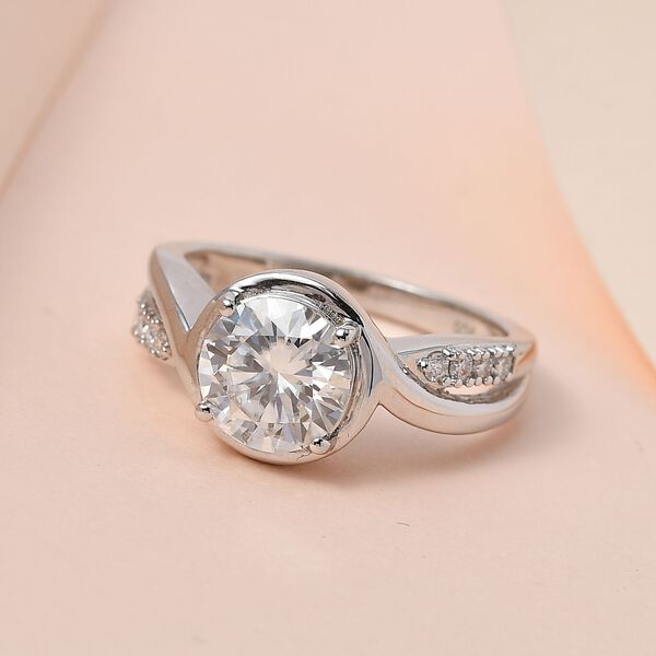Moissanit Ring, ca. 1.94 ct image number 7