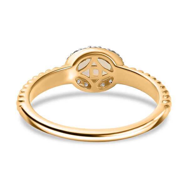 D'Joy AA nat&uuml;rlicher, &auml;thiopischer Welo Opal und Zirkon Ring - 0,67 ct. image number 5