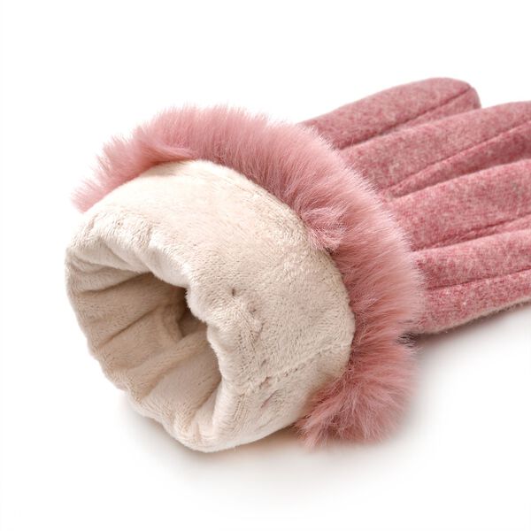 Kaschmirhandschuhe mit Touchscreen-Kompabilität, Rosa image number 5