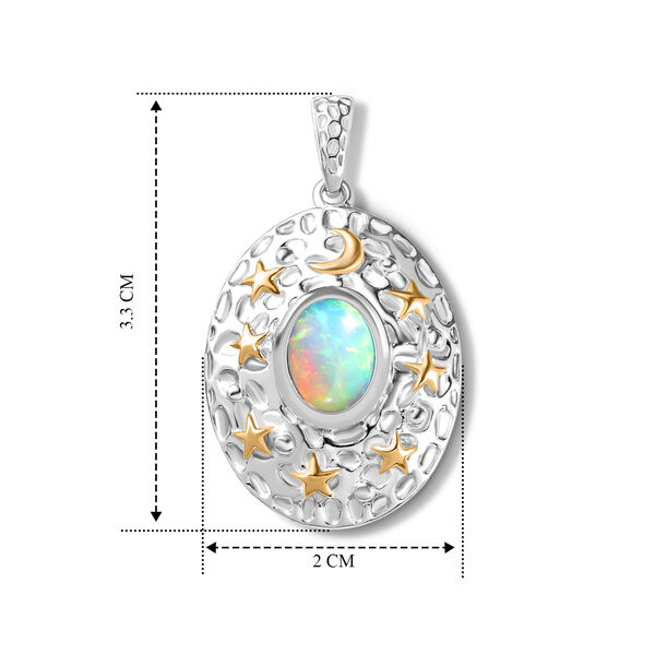 AA nat&uuml;rlicher, &auml;thiopischer Welo Opal Anh&auml;nger - 1 ct. image number 6