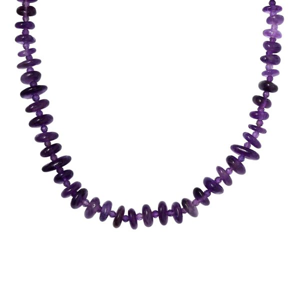 Afrikanische Amethyst-Halskette, 50 cm - 240 ct.