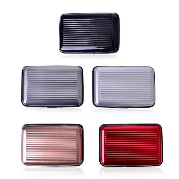 5er-Set Kreditkartentuis RFID Schutz image number 0