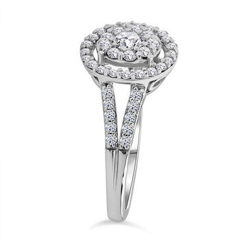 LUXURIANT SI Labor Diamant Ring in 417 Wei&szlig;gold- 0,75 ct.