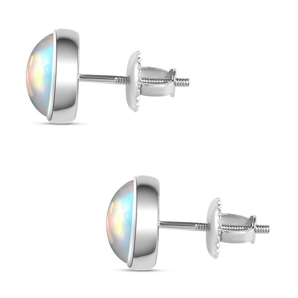 AAAA natürliche, äthiopische Welo Opal-Ohrringe in 950 Platin - 2,74 ct. image number 6