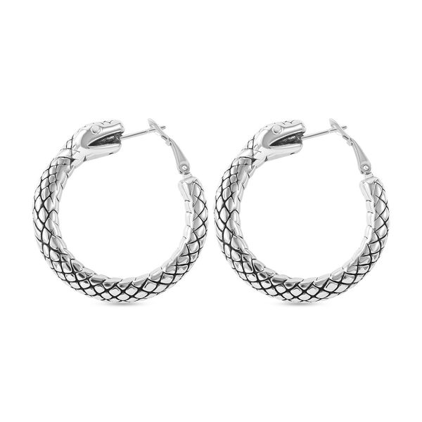 Elektroform Schlangen Creolen image number 3