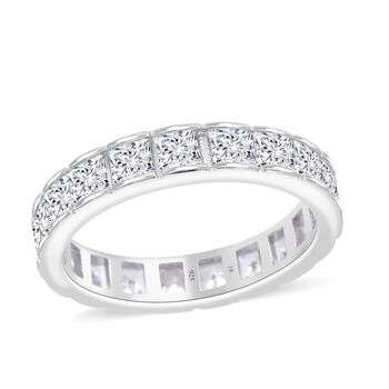 Lustro Stella Wei&szlig;er Zirkonia Ring 925 Silber rhodiniert (Gr&ouml;&szlig;e 20.00)
