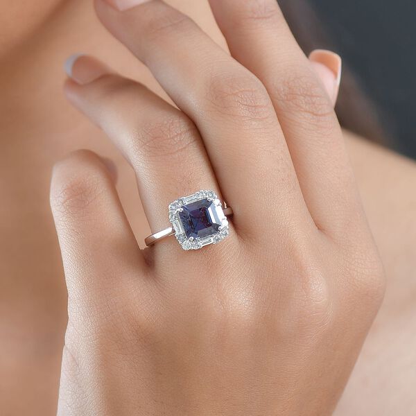 LUXURIANT DIAMOND - AAA Lab Grown Alexandrit, Lab Grown Diamant Ring 417 Gold (Gr&ouml;&szlig;e 20.00) ca. 3,56 ct image number 2