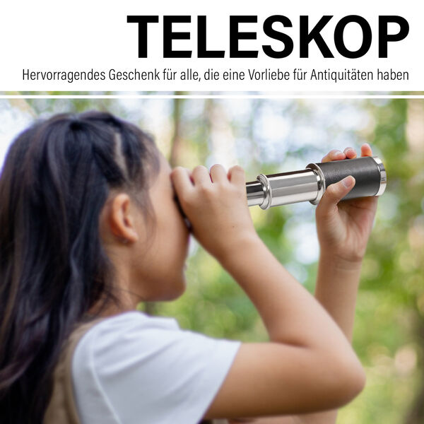 Teleskop mit Geschenkbox, Silber image number 4
