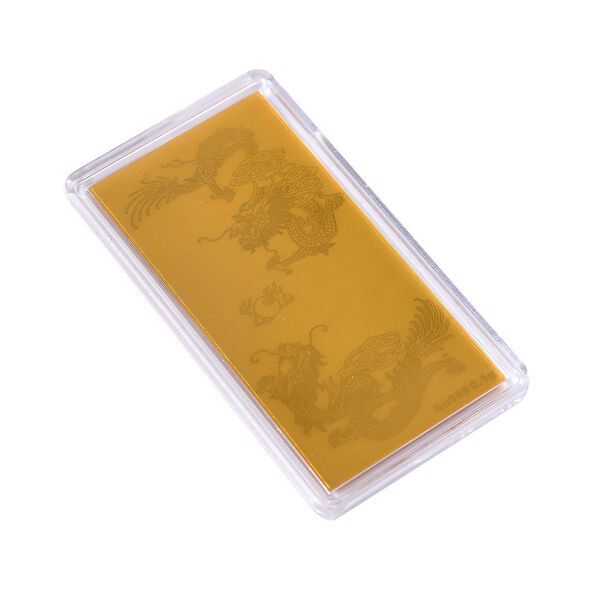 Drachen Barren in 999 Gold image number 2