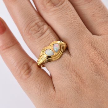 D'Joy AA Nat&uuml;rlicher, &auml;thiopischer Welo Opal Ring - 0,53 ct.