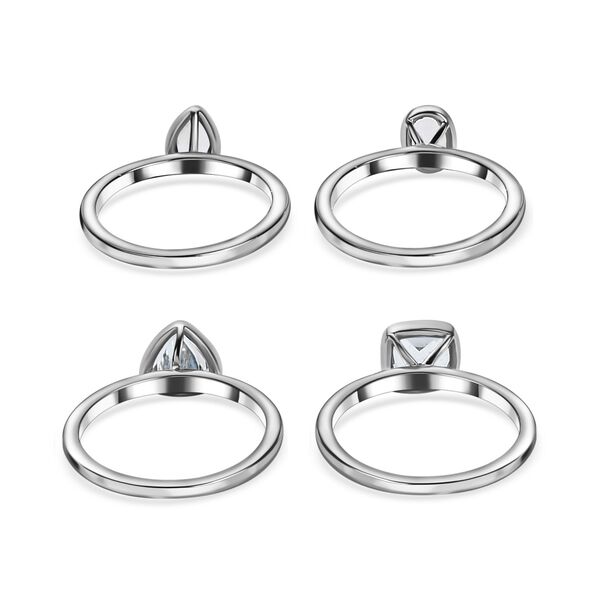 Himmelblauer Topas Ringset, ca. 2.79 ct image number 7