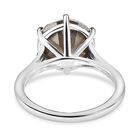 Weißer Kristall Ring, 925 Silber (Größe 16.00) image number 5