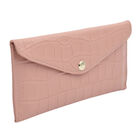 Brieftasche für Damen aus 100% echtem Leder und RFID Schutz, Größe 20,5x10 cm, Rosa image number 1