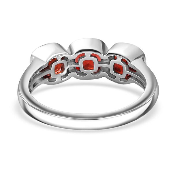 Nat&uuml;rlicher Mosambik Granat Ring, 925 Silber platiniert (Gr&ouml;&szlig;e 17.00) ca. 3,06 ct image number 6