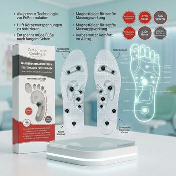 Magnetische Silikon-Einlegesohle