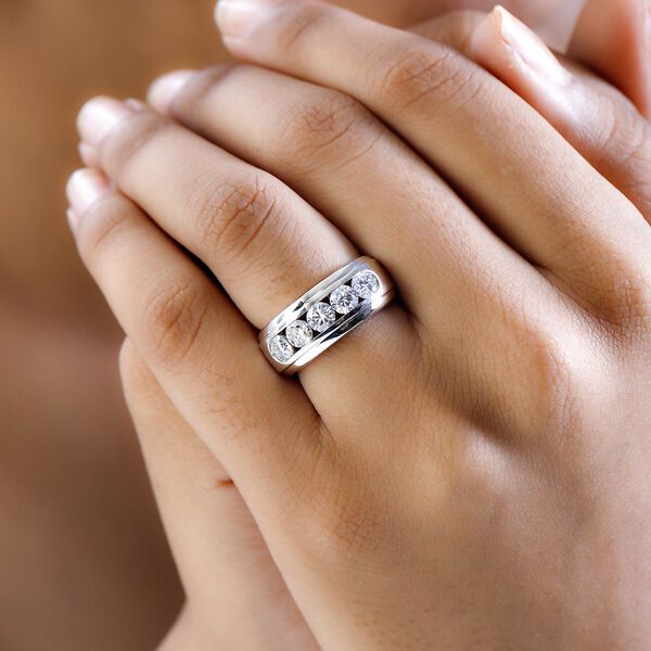 Moissanit Ring - 1,41 ct. image number 9