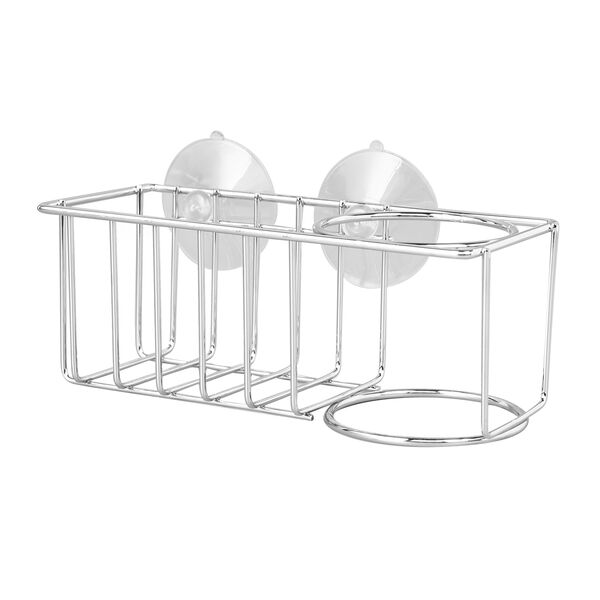 2er-Set 2 in 1 Sp&uuml;lbecken Caddy, Gr&ouml;&szlig;e 18,5x9,5x9,3 cm Silber image number 2