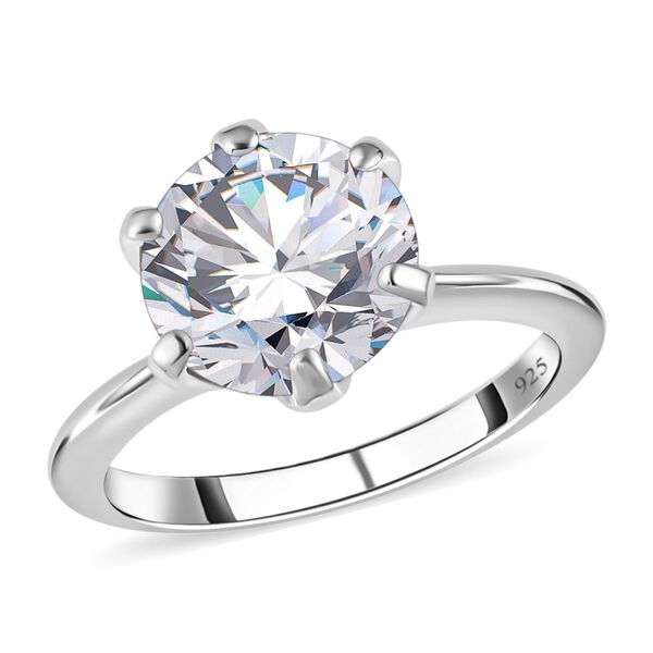 Moissanit Ring - 3,45 ct. image number 4