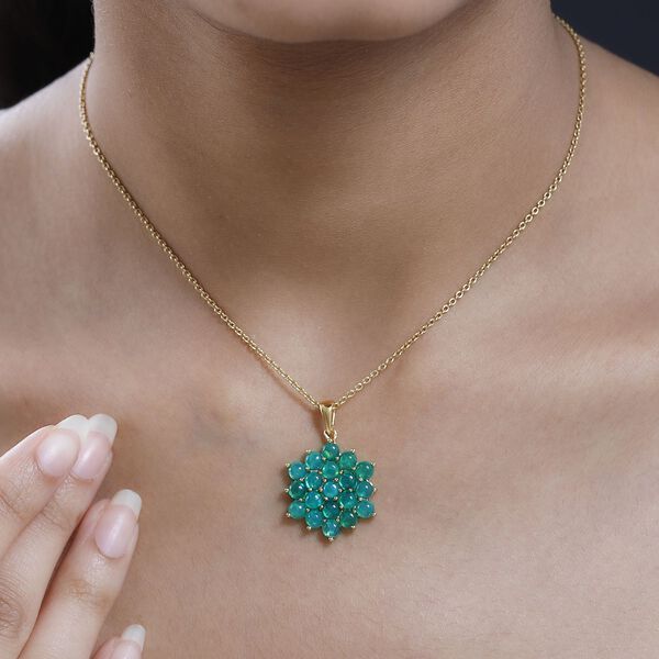 AA grüner, äthiopischer Welo Opal-Anhänger - 2,95 ct. image number 8