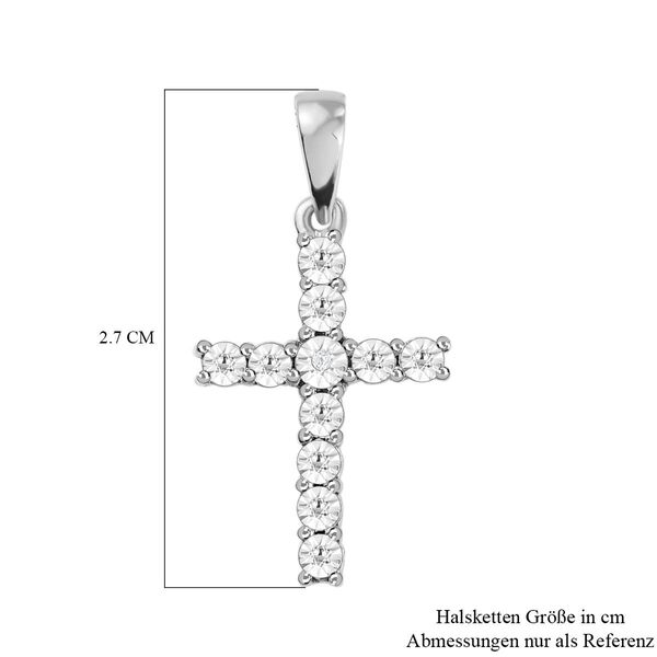 Diamant Kreuz Anh&auml;nger image number 6