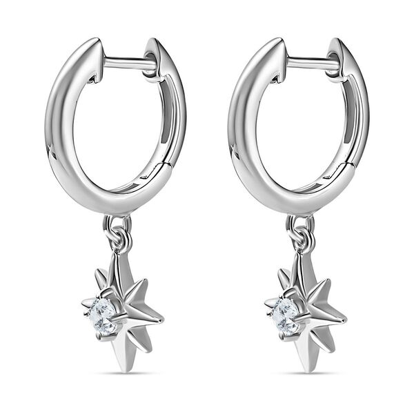 Stern Moissanit Ohrringe - 0,20 ct. image number 4