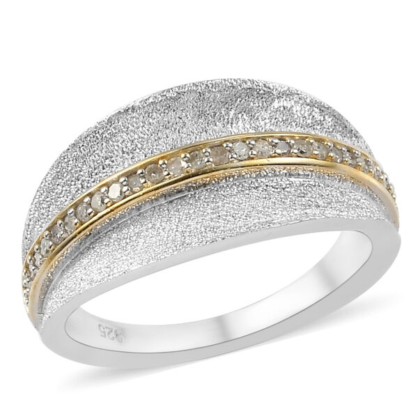 Diamant Ring 925 Silber platiniert  ca. 0,15 ct image number 4