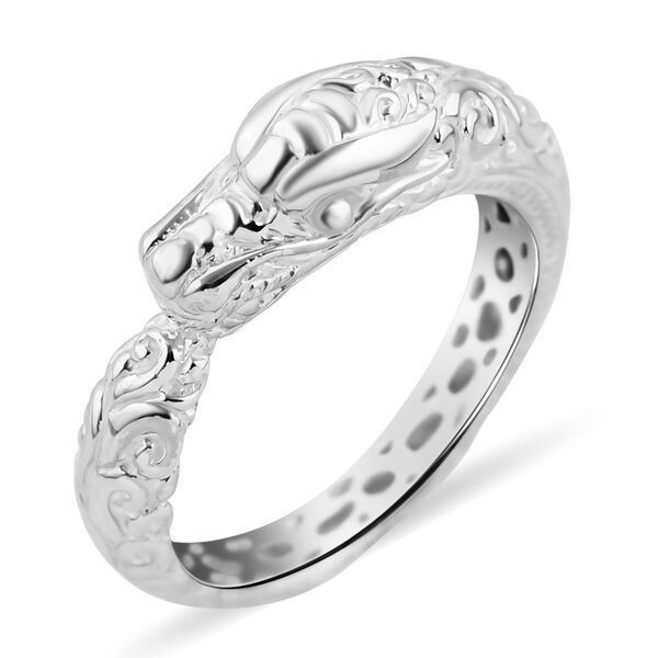 Royal Bali Kollektion- Drachen Ring in 925 Silber