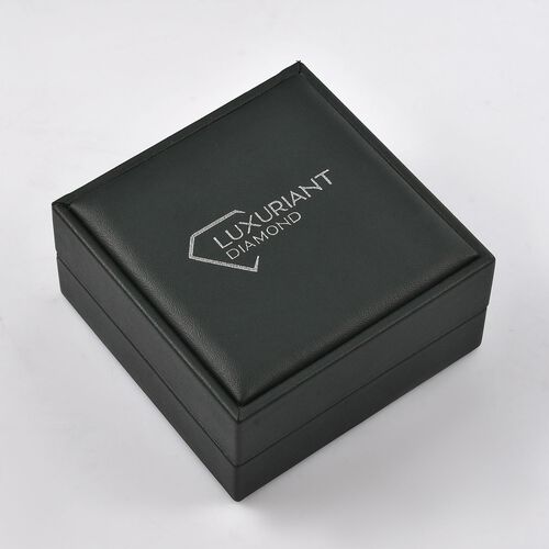 LUXURIANT DIAMOND- SI-GH Labor Diamant Ring, 925 Silber platiniert - 1 ct. image number 4