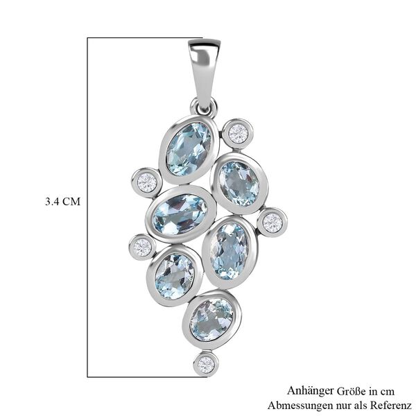 AA Aquamarin Anh&auml;nger, ca. 2,17 ct. image number 6