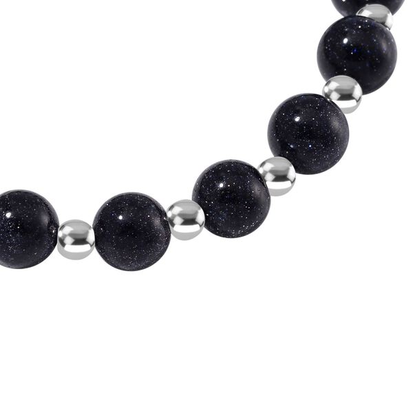 Blauer Sandstein Armband ca. Flexibles cm ca. 60.00 ct image number 3