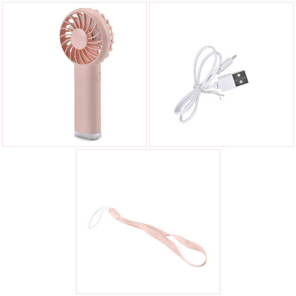 Mini-Handventilator, Pink image number 3