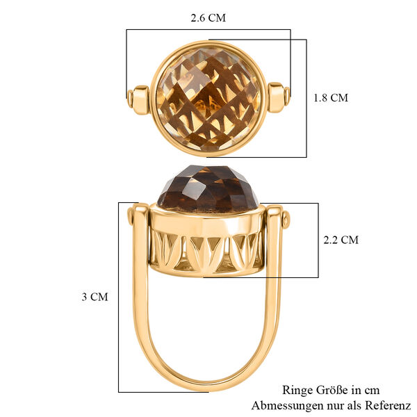 EverTrue Citrin Ring - 12,41 ct. image number 6