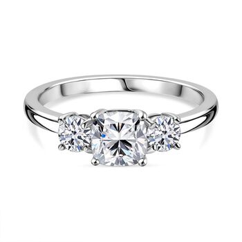 LUXURIANT SGL zertifizierter VS-EF Labor Diamant Ring in 950 Platin - 1,50 ct.