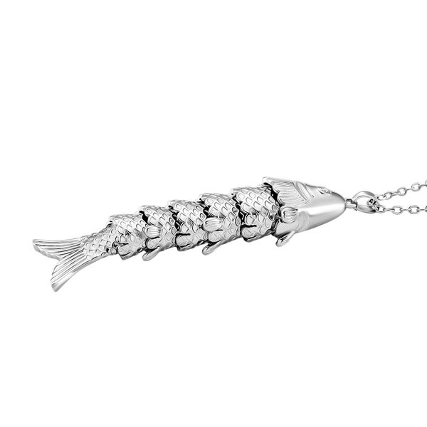 Weißer Zirkonia Schmuckset ca. 50 cm + 5 cm Extender, Nickelfreies Messing image number 4