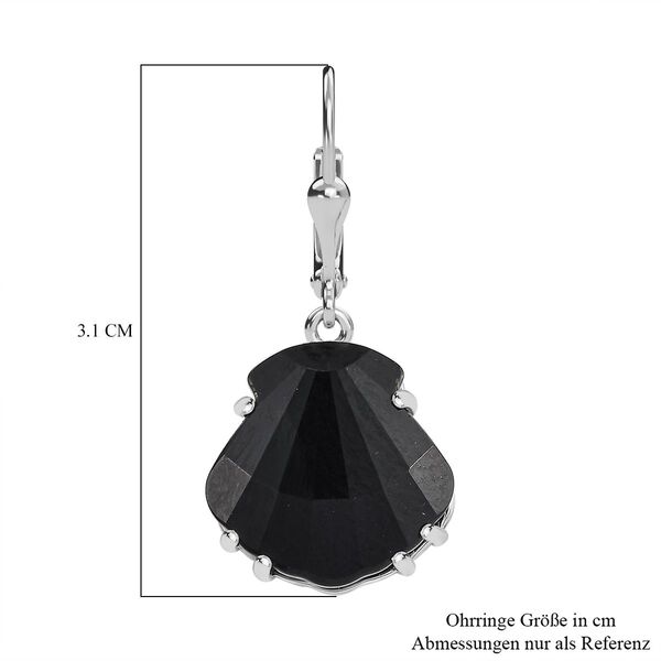 J Francis gefertigt mit SWAROVSKI- Jet Swarovski Kristall-Ohrringe image number 6