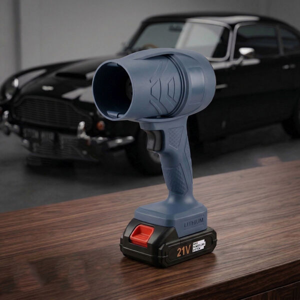 "Powerful dryer                                        Blowing dust, blowing snow, blowing leaves                                      Rated voltage :21v Blow speed: 38000pa Motor power :300W Switch method: Safety button Switch interface type :DC Power su image number 1