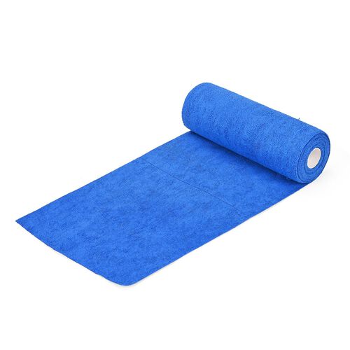 Mikrofaser Reinigungstücher, Rolle, 30 Stück, dunkelblau image number 0