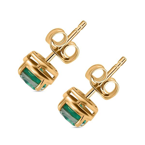 Pfau Triplett Quarz Ohrringe, 925 Silber vergoldet - 1,11 ct. image number 5