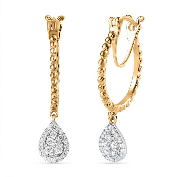 Moissanit Ohrringe - 0,68 ct.