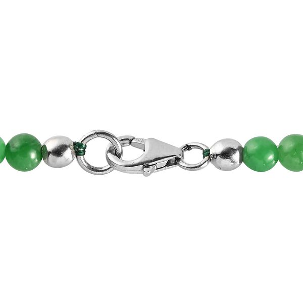 Grüne Jade-Halskette, 50 cm - 110 ct. image number 5