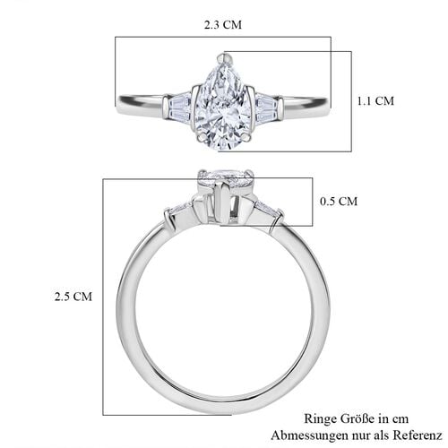LUXURIANT IGI zertifizierter VS-EF Labor Diamant Ring - 1 ct. image number 6